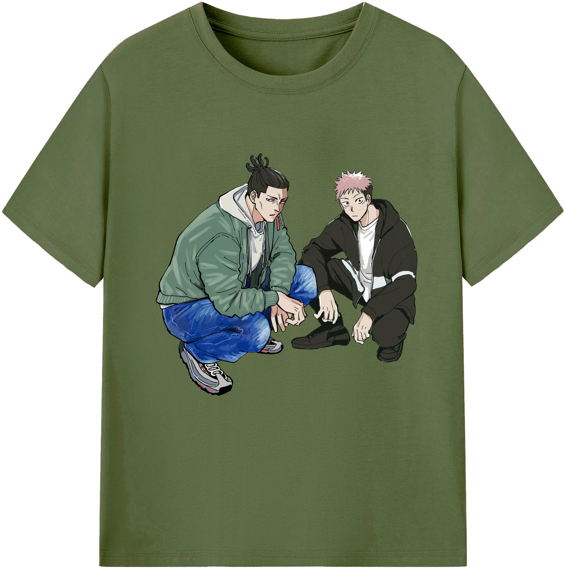 （画像用） 呪術廻戦 Jujutsu Kaisen 綿100％半袖Tシャツ（フロントプリント）
